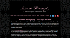 Desktop Screenshot of intimatephotography.com